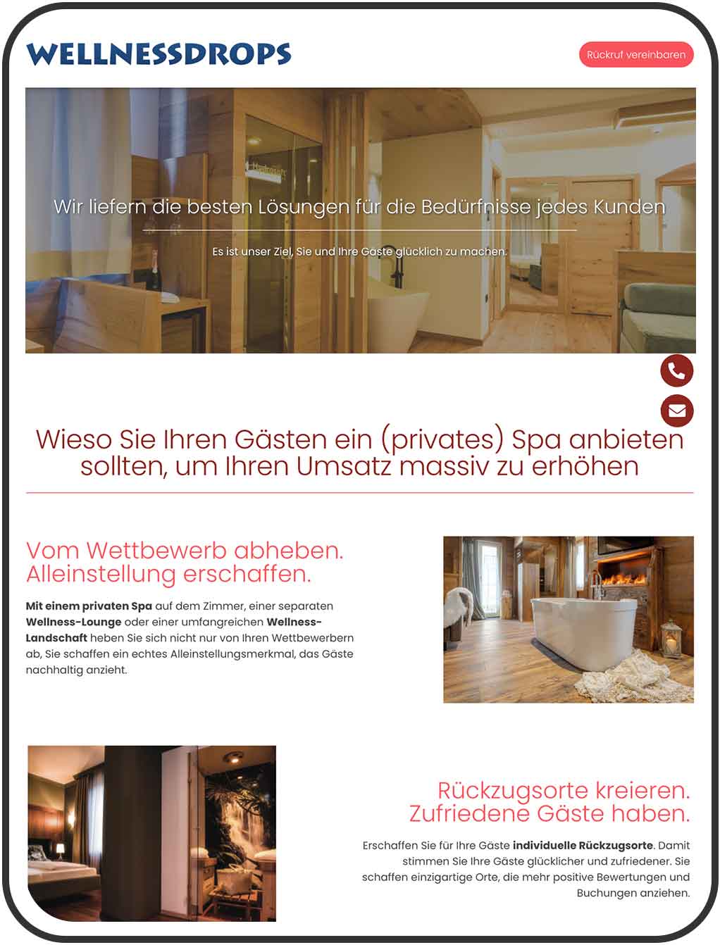 Webdesign Gewerbe-Sauna.de